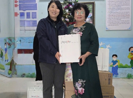 Trung tâm Sao Mai: Trân trọng cám ơn Metal One (Viet Nam) đã đồng hành nhân dịp Noel 2024 Trung tâm Sao Mai: Trân trọng cám ơn Metal One (Viet Nam) đã đồng hành nhân dịp Noel 2024