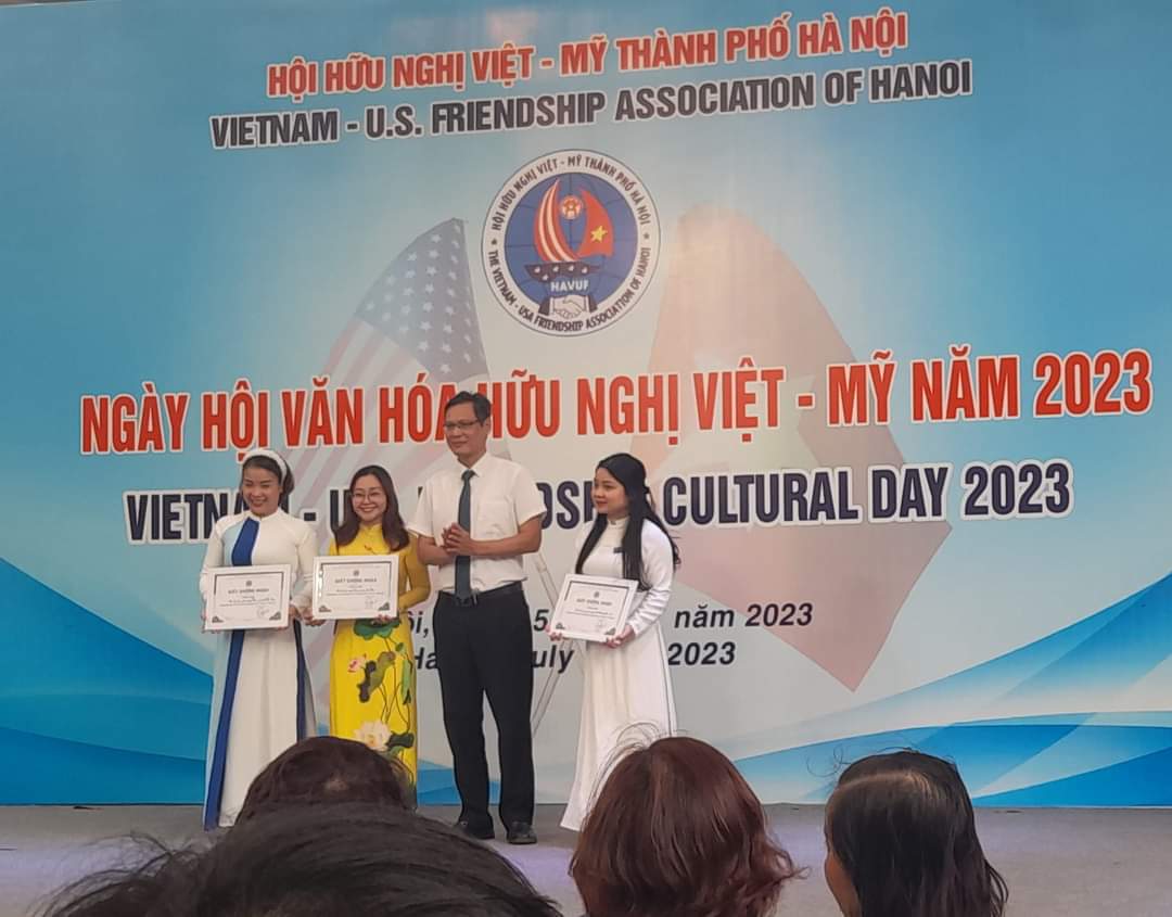 Trung tâm Sao Mai đạt giải 3 hội thi liên hoan văn hóa nghệ thuật “hòa bình -  hữu nghị” hưởng ứng ngày hội văn hóa hữu nghị Việt – Mỹ năm 2023