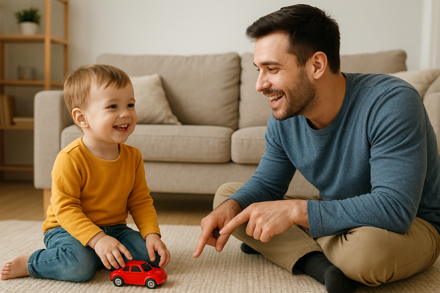 Dạy trẻ biểu đạt khuôn mặt và cảm xúc theo mô hình Denver (ESDM)