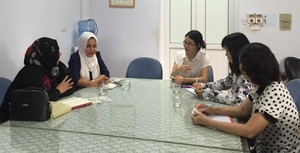 Mrs. Khadijah, Project manager of Key asset paid a working visit to Morning Star Center. 