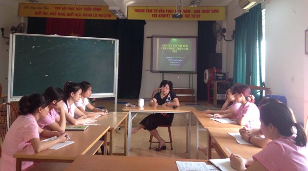 Trung tâm Sao Mai đào tạo giáo viên tự kỷ cho cơ sở